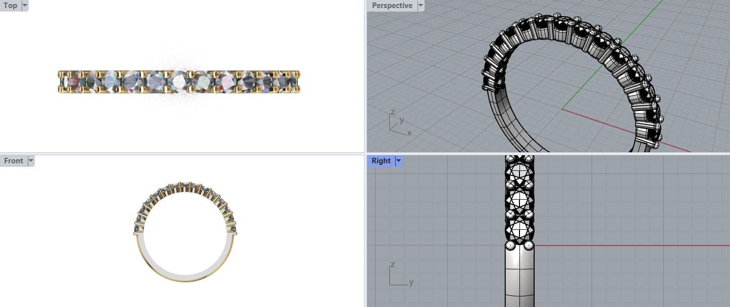 Slika 3D modeliranja nakita